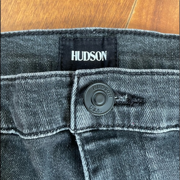 HUDSON KOOPER HIGH RISE SUPER SKINNY JEANS GRAY SIZE 29 - Picture 11 of 13